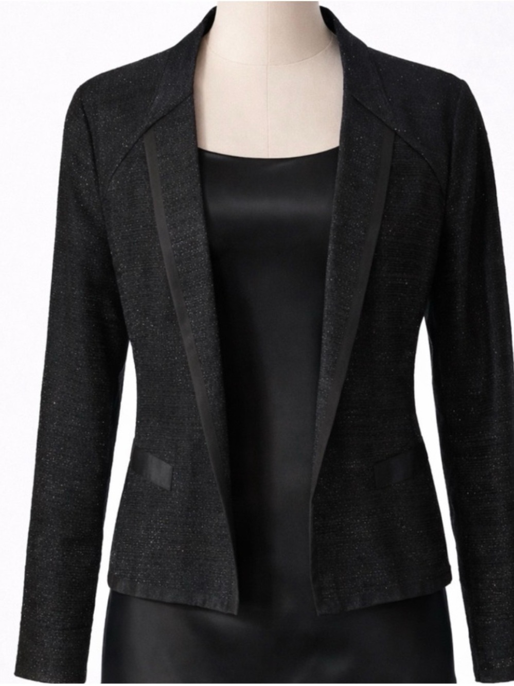 Judith & Charles Light Open-Front Blazer - Sleek Evening & Workwear